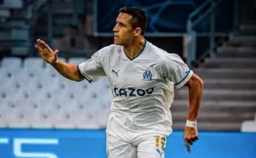 Alexis Sánchez quiere seguir anotando goles con la camiseta del Olympique de Marsella. Foto: Getty Images