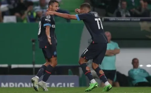 Alexis Sánchez suma elogios en Francia en medio de su gran momento con el Olympique de Marsella. Foto: Comunicaciones Champions League.