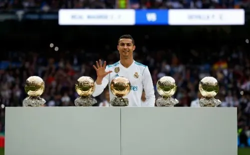 Cristiano ganó cinco veces el Balón de Oro (Getty)