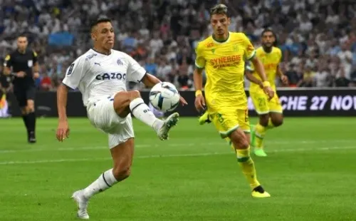 Alexis Sánchez repetirá titularidad en el Olympique de Marsella para el clásico francés ante PSG este domingo. | Foto: Getty