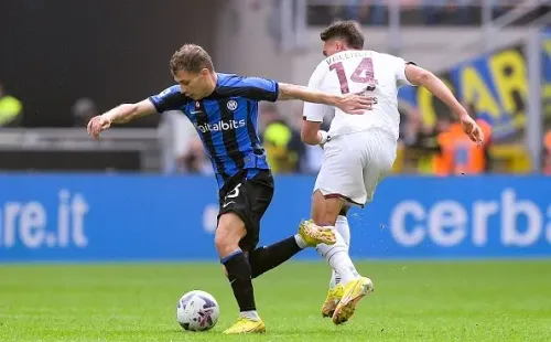 Diego Valencia no pudo evitar el triunfo de Inter ante Salernitana.