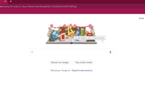Página principal de Google hace honor al Día del Maestro