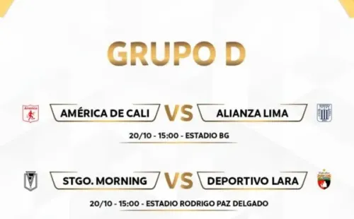 La programación del grupo D de la Libertadores Femenina. *Horarios de Ecuador. (Conmebol)