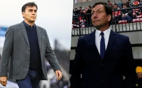 El Colo Colo de Gustavo Quinteros, puntero del Campeonato Nacional 2022, puede ser campeón ante el Coquiimbo Unido de Fernando Díaz, colista del torneo. | Foto: Agencia Uno