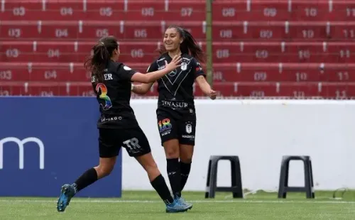 Valentina Navarrete lleva tres goles en la Copa: uno contra Alianza Lima y dos ante Deportivo Lara. (Conmebol)