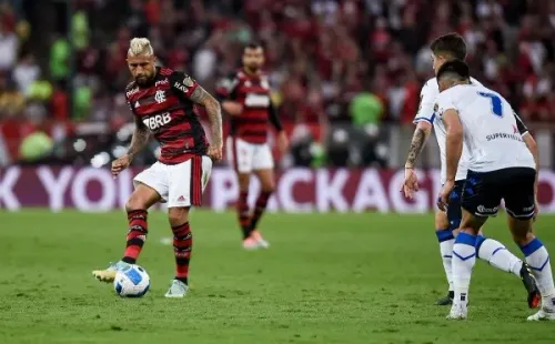Arturo Vidal fue dado de alta y tendrá cinco días para recuperarse pensando en la final de la Copa Libertadores. Foto: Comunicaciones Flamengo.