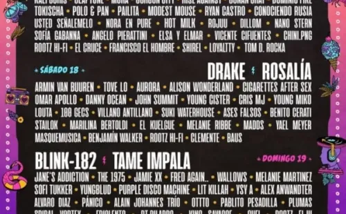Este es el line up diario de Lollapalooza Chile 2023.(Foto: Lotus)