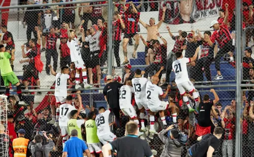 Los festejos de Patronato tras eliminar a Boca de Copa Argentina.