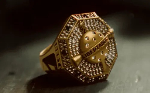 El anillo octogonal que se ganará el mejor jugador de la Libertadores (Bridgestone)