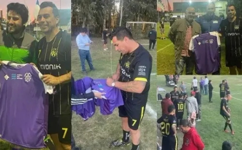 Esteban Paredes y Luis Musrri se lucieron en cuadrangular amistoso de San Antonio Unido. | Foto: @SanAntonioUnido