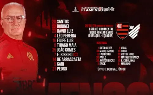 Arturo Vidal y Erick Pulgar parten en el banco de Flamengo por la final de la Copa Libertadores 2022. (Foto: Flamengo)