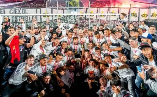 Chano Garrido se alegró por la 33 de Colo Colo (Guille Salazar)