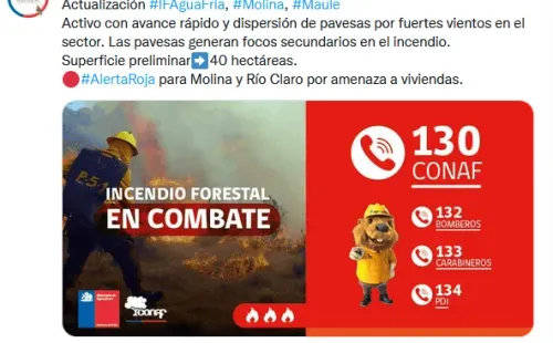 Twitter: Conaf