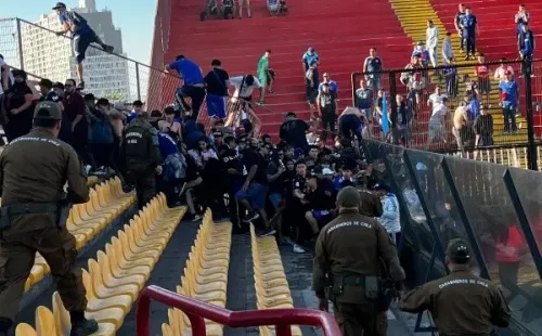 La escoba quedó en Santa Laura con los hinchas de la U
