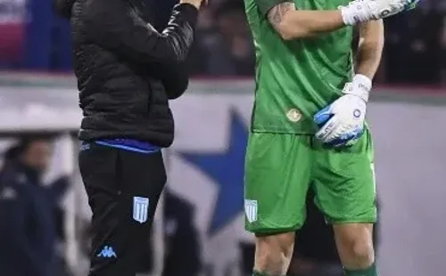 Gabriel Arias, un referente del plantel de Racing Club. (Getty Images).