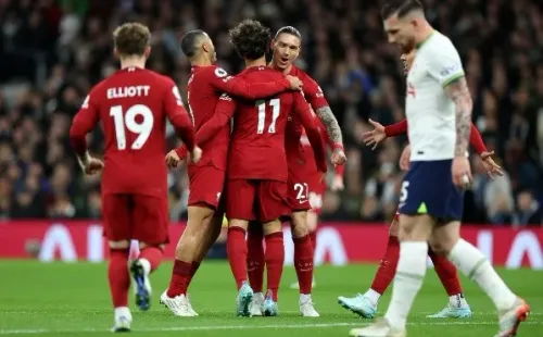 Mohamed Salah anotó un doblete para el triunfo del Liverpool ante Tottenham. Foto: Getty Images