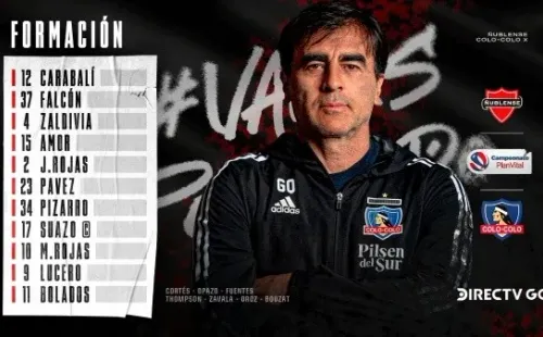 Formación de Colo Colo.