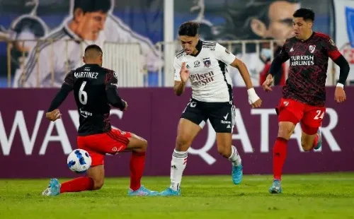 Pablo Solari en Colo Colo vs River Plate