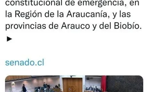 Twitter: Senado Chile