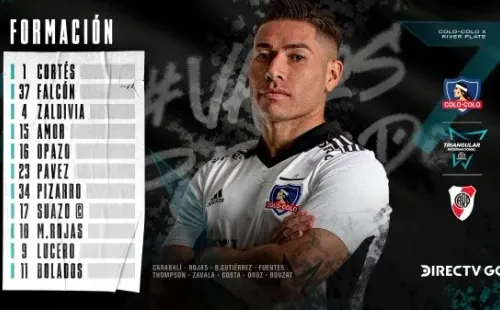 Formación de Colo Colo.