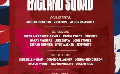 DT Gareth Southgate.