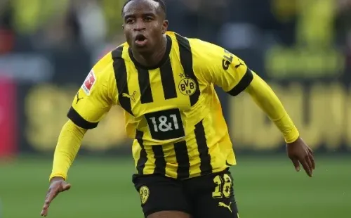 Youssoufa Moukoko lleva 11 goles en la Bundesliga con el Dortmund (Getty)