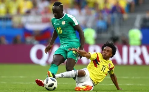 Mané estuvo en Rusia 2018 con Senegal, y a pesar de que ahora está lesionado también llegará a Qatar 2022. | Foto: Getty