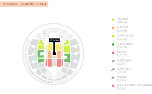 Entradas Michel Bublé
