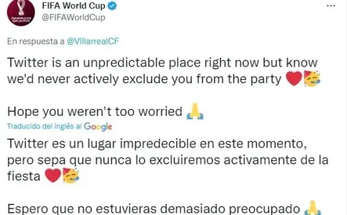 La respuesta que no se hizo esperar.