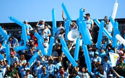 La barra de Magallanes apoyó en Rancagua al club (Agencia Uno)