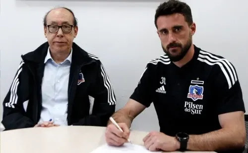 Fernando de Paul firmó por dos temporadas con Colo Colo. Foto: Comunicaciones Colo Colo.
