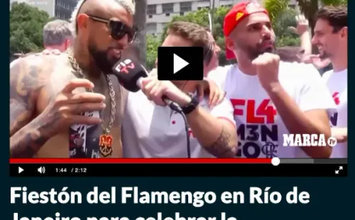 Prensa internacional reacciona al festejo de Arturo Vidal
