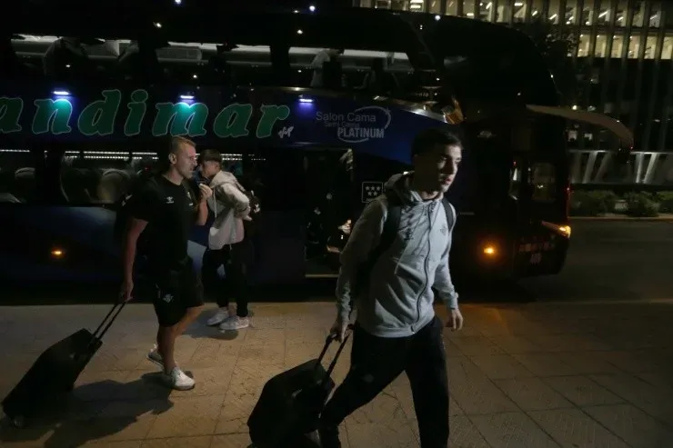 Llegada del Betis a Chile