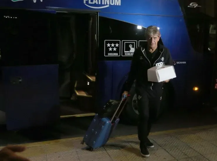 Llegada de Manuel Pellegrini del Betis a Chile