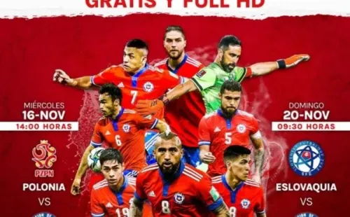 Los amistosos de la Roja se pueden ver en RedGol