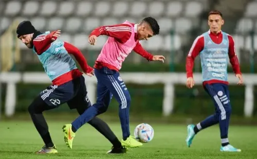 La Roja entrena para enfrentar a Polonia