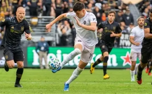 Robbie Robinson en acción con el Inter Miami, donde no juega desde el 28 de mayo de este año. (Getty Images).