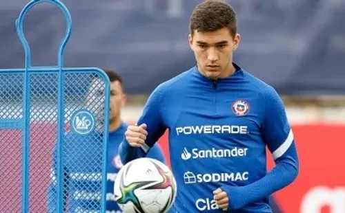 Robbie Robinson en uno de los pocos entrenamientos que tuvo con la Roja. (Comunicaciones ANFP).