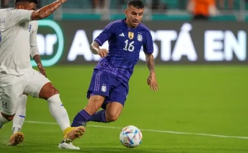 Ángel Correa tendrá su oportunidad de estar en Qatar 2022 tras quedar marginado de la primera nomina de Scaloni. | Foto: Getty Images.