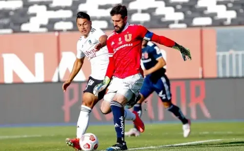 Pese a que logró ser capitán del equipo, el paso de De Paul por la U estuvo alejado de los éxitos. | Foto: Agencia UNO.
