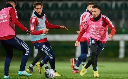 Gabriel Suazo buscará repetir en la titularidad de Chile ante Eslovaquia. | Foto: ANFP.