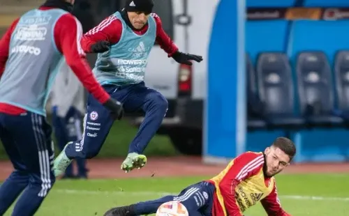 La Roja entrena en Eslovaquia