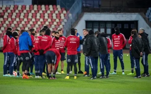 La Roja entrena en Eslovaquia