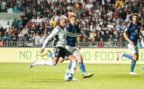 Juan Martín Lucero puede partir de Colo Colo si no estiran el vínculo. Foto: Guille Salazar, RedGol.