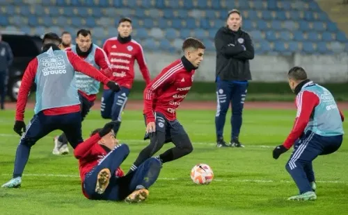La Roja sigue entrenando para el duelo del domingo. Foto: ANFP.