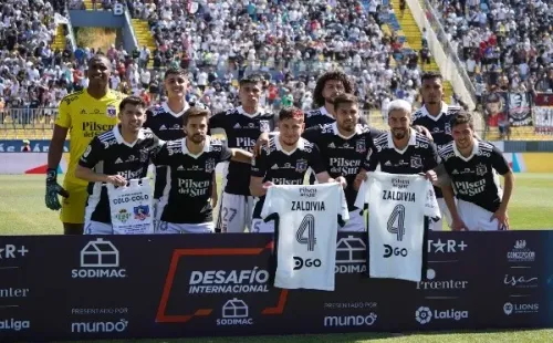 Homenaje de Colo Colo a Matías Zaldivia