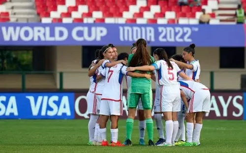 La Roja Femenina Sub 17 participó en su segundo mundial este 2022. (Getty Images)