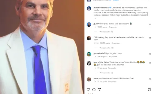 La crítica del Chino Ríos en Instagram.