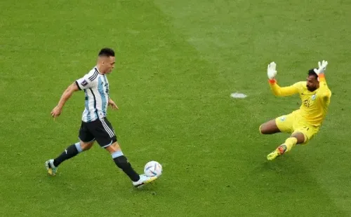 El gol anulado a Lautaro Martínez (Getty)