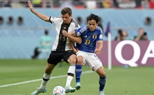 Muller fue titular en la caída de Alemania ante Japón